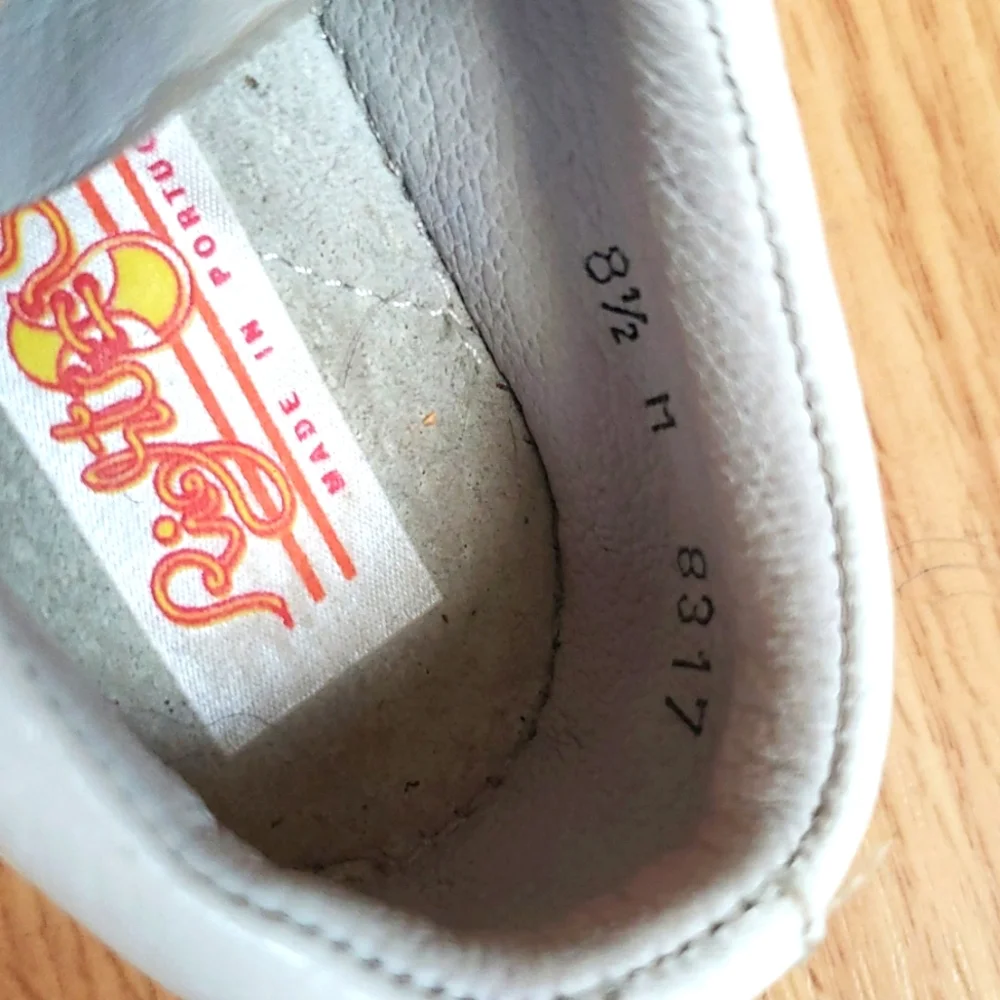 100% Leather Upper & Lining Toddler Shoes Size  8,5